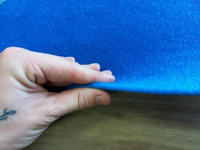 Sapphire Blue Expo Event Carpet Mid Range Runner 2m wide 30m Roll Bulk Order-Online Only