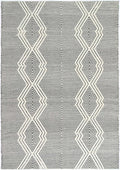 Himalaya Saw Tribal Ivory Wool  Rug