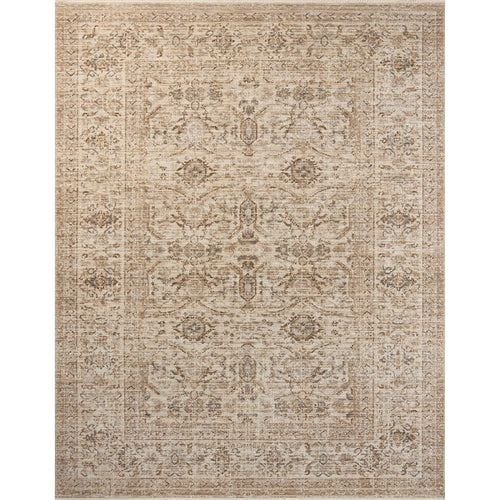 Agedale 04 Ivory Antique Inspired Textured Power Loomed Rug & Runner