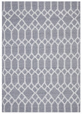 Krisha Tribal Trellis Rug Rustic Blue