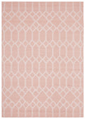 Krisha Tribal Trellis Rug Nude Soft Pink