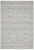 Arya Stitch Woven Rug Silver Grey