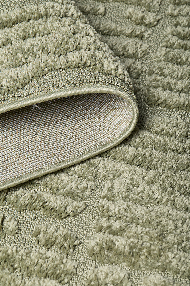 Haven Aliya Green Runner Rug