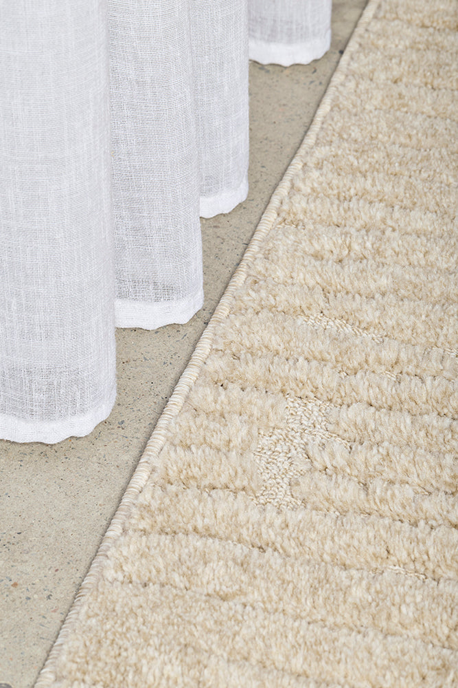 Haven Aliya Latte Runner Rug