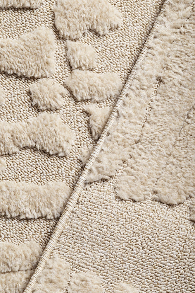 Haven Aliya Latte Runner Rug