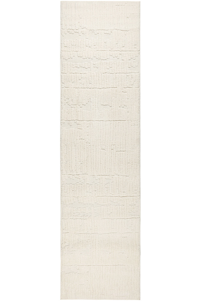Haven Aliya White Runner Rug