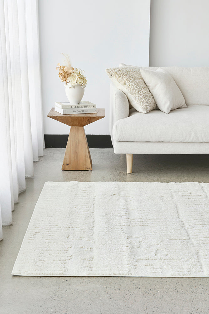Haven Aliya White Rug
