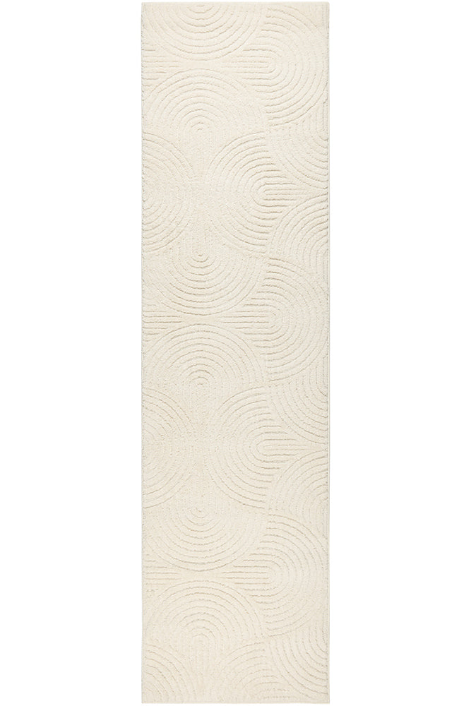Haven Zina White Runner Rug