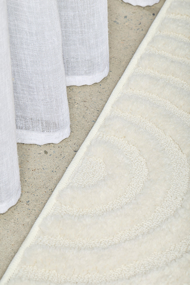 Haven Zina White Runner Rug