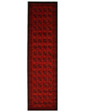 Istanbul Classic Afghan Pattern Runner Rug Red