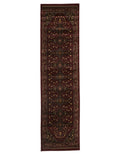 Istanbul Traditional Shiraz Design Runner Rug Burgundy Red