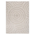 Les Nomades Ellipse Beige Wool Rug