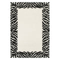 Les Nomades Zanzibar Black & White Wool Rug