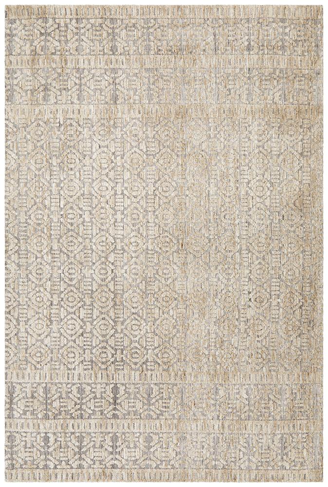 Levi Hannah Natural Grey Rug
