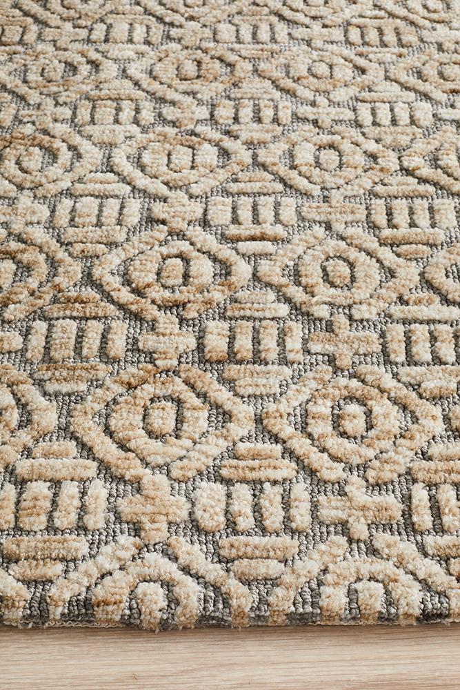 Levi Hannah Natural Grey Rug