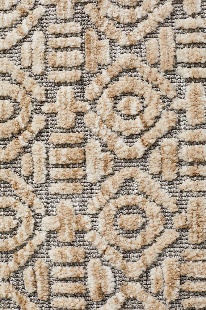 Levi Hannah Natural Grey Rug