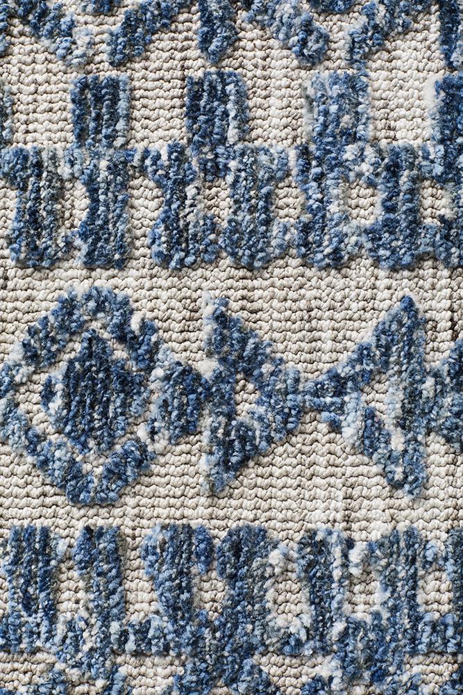 Levi Tara Navy Grey Rug