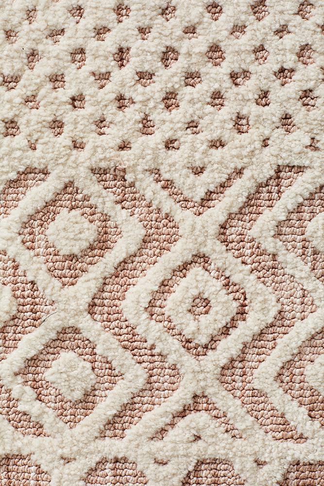 Levi Marlyn Peach Ivory Rug