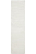 Lotus Abbey White Runner Rug