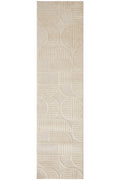 Lotus Leo Beige Runner Rug