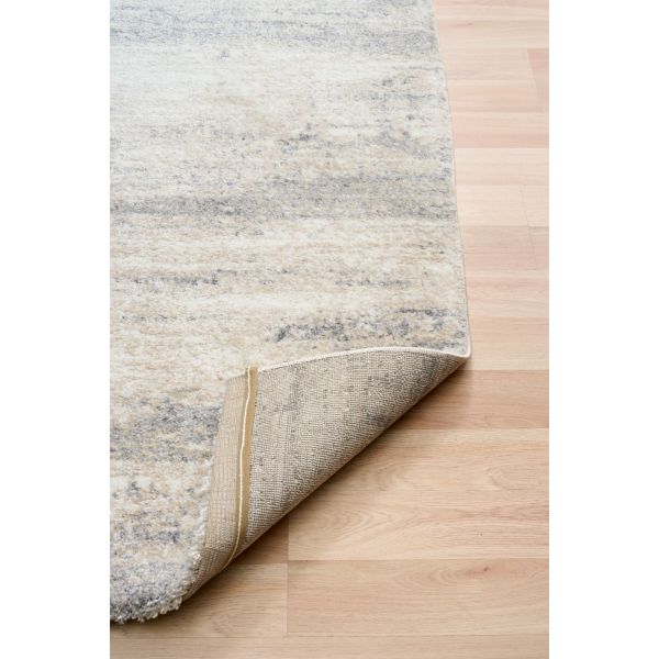 Luxury Hall Runner Made to Order 80cm Wide Milan Grey Cream Soft Pile 20mm Thick