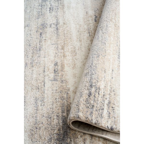 Luxury Hall Runner Made to Order 80cm Wide Milan Grey Cream Soft Pile 20mm Thick