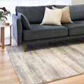 Luxury Hall Runner Made to Order 80cm Wide Milan Grey Cream Soft Pile 20mm Thick