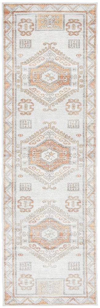 Ashbourne Caitlen Natural Stonewashed Aztec Rug & Runner