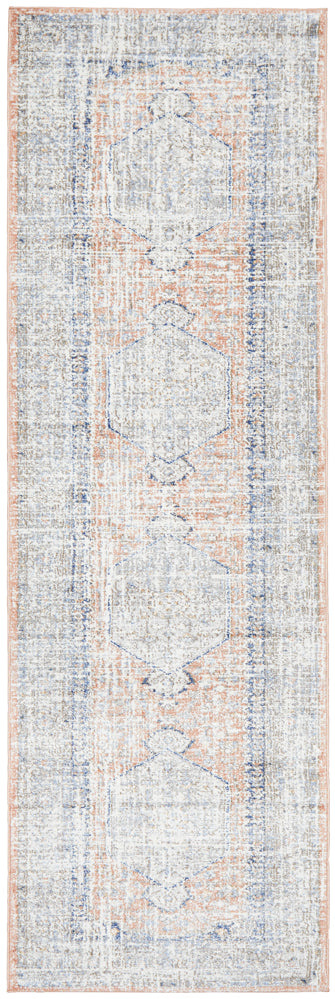 Ashbourne Lorissa Peach Stonewashed Transitional Rug & Runner