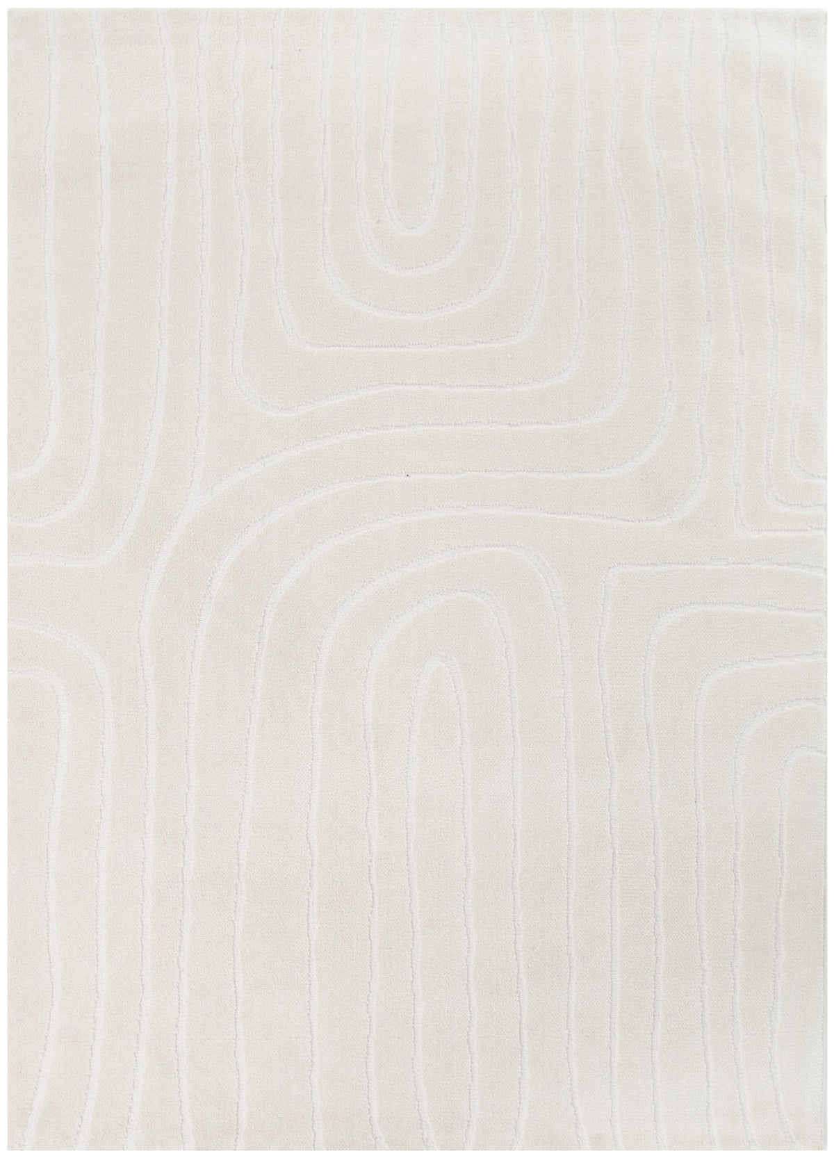 Mila Arch Lines Cream Rug - MIL7: New Arrival