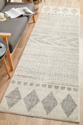 Mirage Adani  Modern Tribal Design Grey Runner Rug