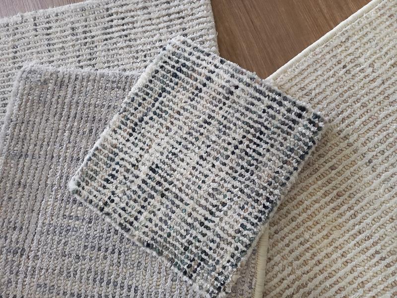 Fine Wool & Viscose Handwoven Extreme Softness Textured Area Rug 15mm Thick Cream