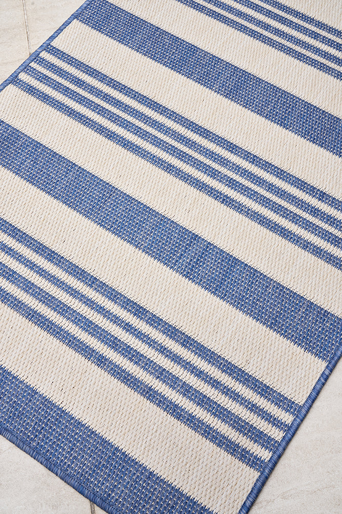 Newport Alvi Blue Runner Rug
