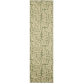 Newport Oran Green Runner Rug