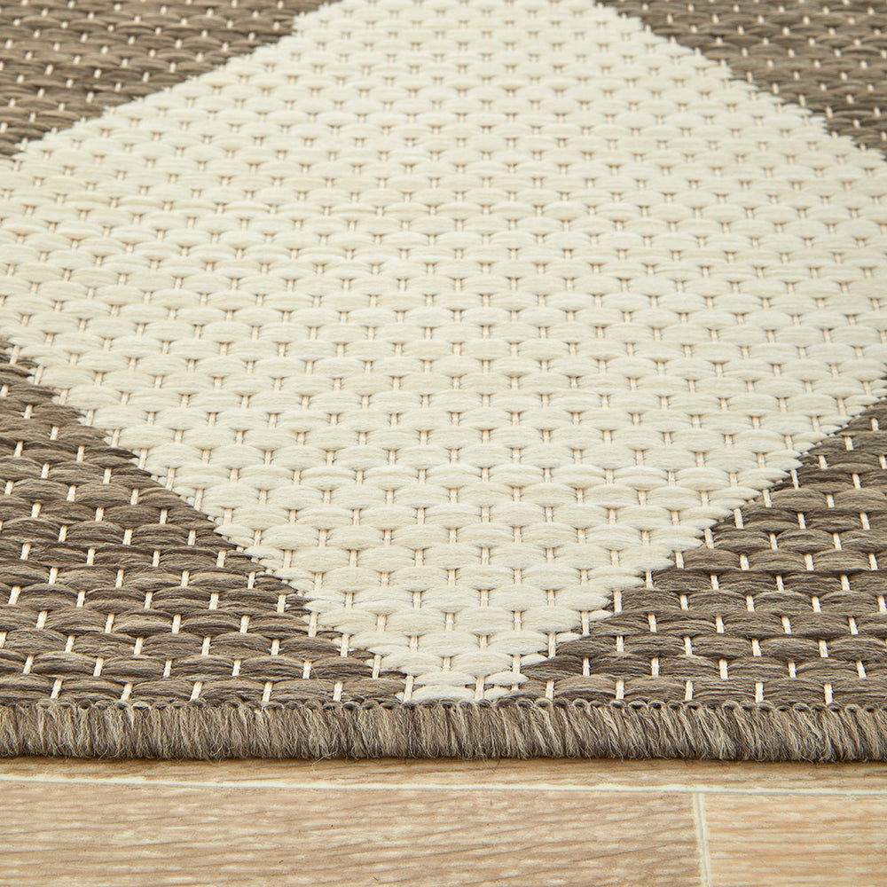 Newport Rishi Taupe Runner Rug