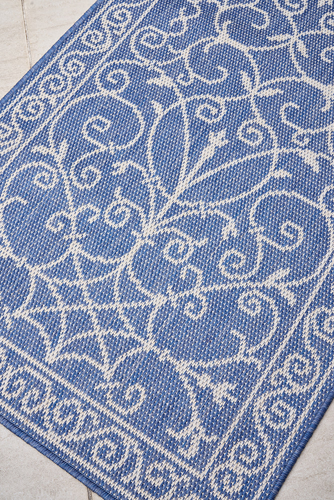 Newport Romy Blue Runner Rug
