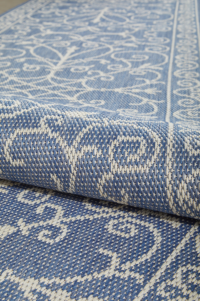 Newport Romy Blue Runner Rug