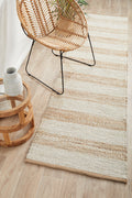 Noosa 555 Natural White Runner Rug