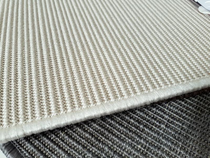Sisal Look Indoor Outdoor Runner by the Meter Chalk Colour 80cm 1m or 1.2m Wide Flat-weave