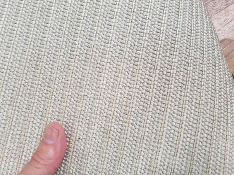 Sisal Look Indoor Outdoor Runner by the Meter Chalk Colour 80cm 1m or 1.2m Wide Flat-weave