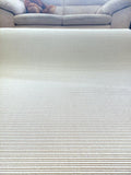 Sisal Look Indoor Outdoor Runner by the Meter Chalk Colour 80cm 1m or 1.2m Wide Flat-weave