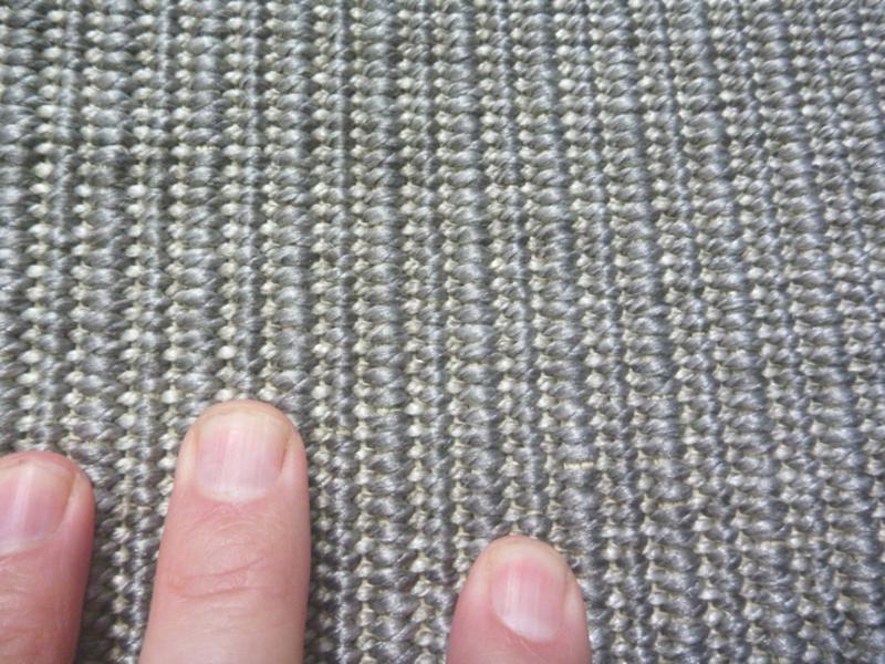 Sisal Look Indoor Outdoor Runner by the Meter Silver Grey 80cm 1m or 1.2m Wide Flat-weave