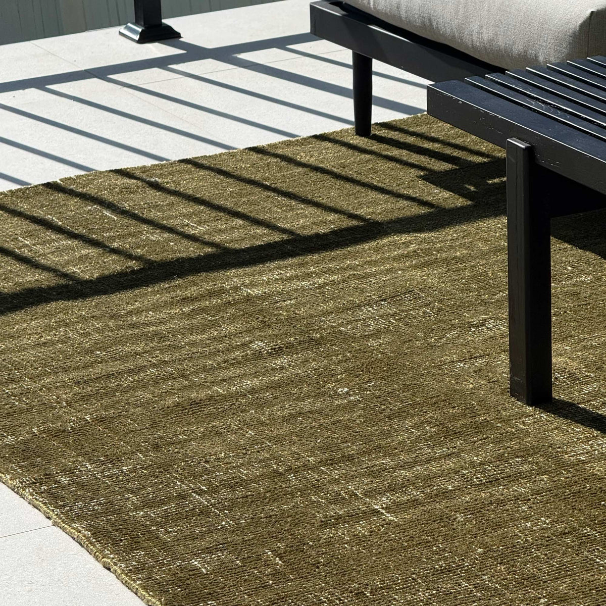 Harbour Olive Green Indoor Outdoor Rug