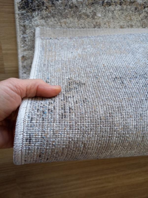 Clearance Hall Runners Modern Madeline Grey Gold Abstract 80cm Wide End of Roll Edged