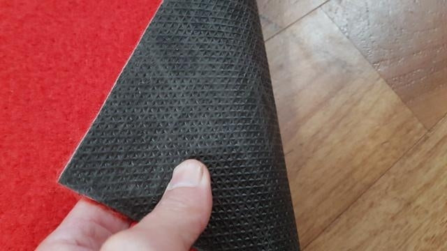 Party Red Rubber Backed Event Wedding Aisle Carpet Runner 135CM Wide by the Meter