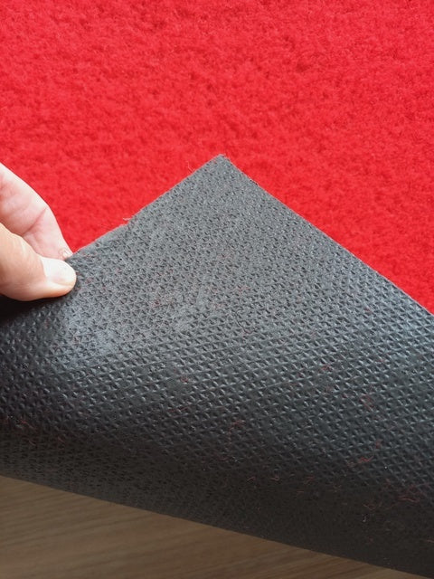 Party Red Rubber Backed Event Wedding Aisle Carpet Runner 135CM Wide by the Meter