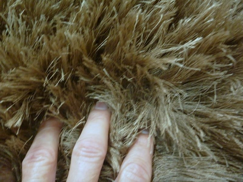 Shag Rugs Fur Frosted Almond Shaggy Rugs 160x230cm