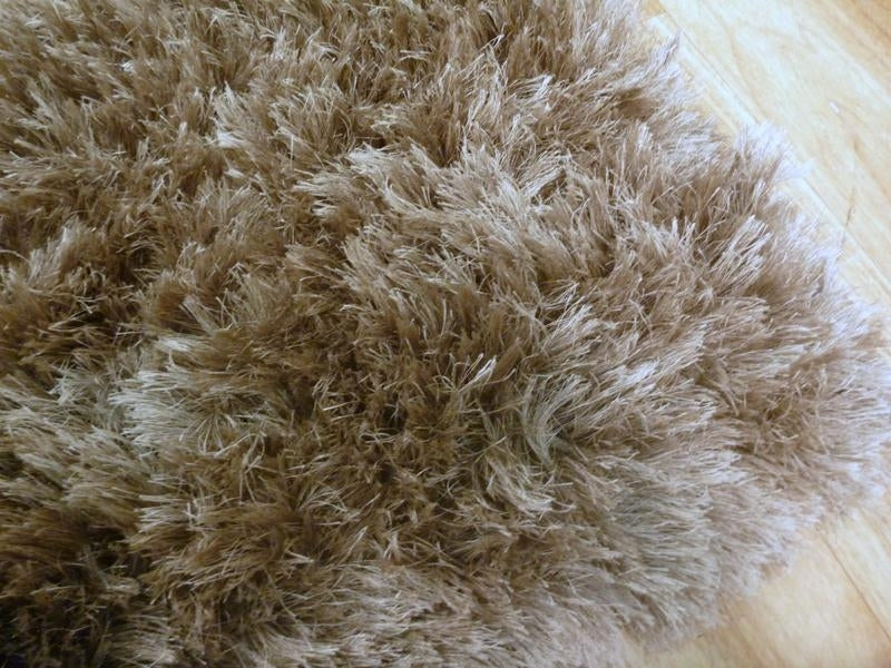Shag Rugs Fur Frosted Almond Shaggy Rugs 160x230cm