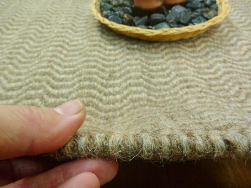 Wool Rugs Focus Camel Waves 160X230CM