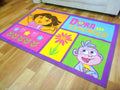 Kids Area Rugs Dora Garden 100x150cm